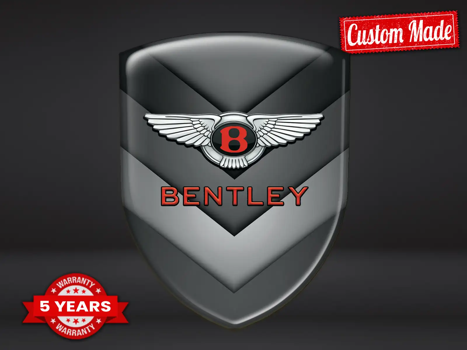 Bentley Emblemas Silicona Auto Elegantes Máximo Deporte Duradero